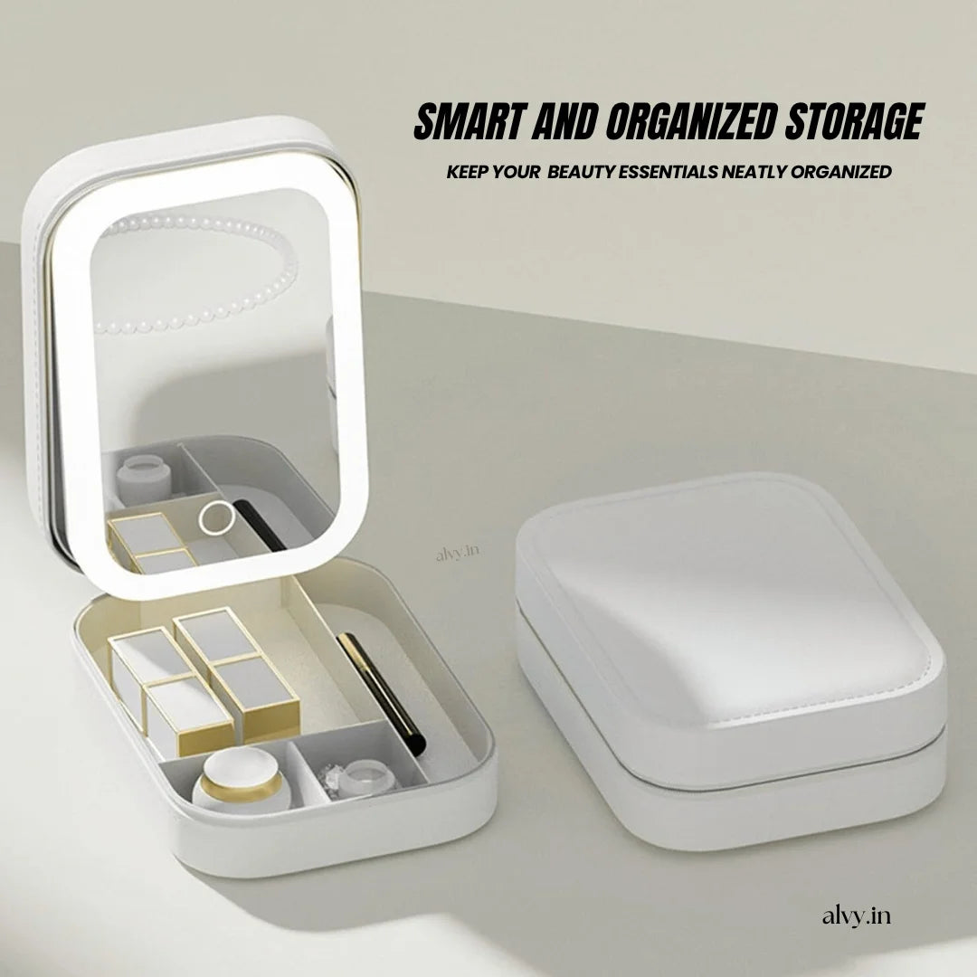 Glowup™ Makeup Vanity Box (White)