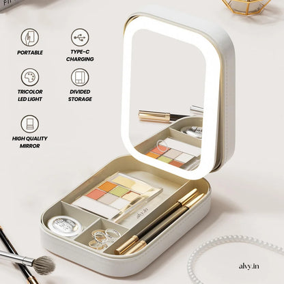 Glowup™ Makeup Vanity Box (White)