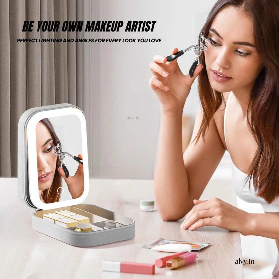 Glowup™ Makeup Vanity Box (White)