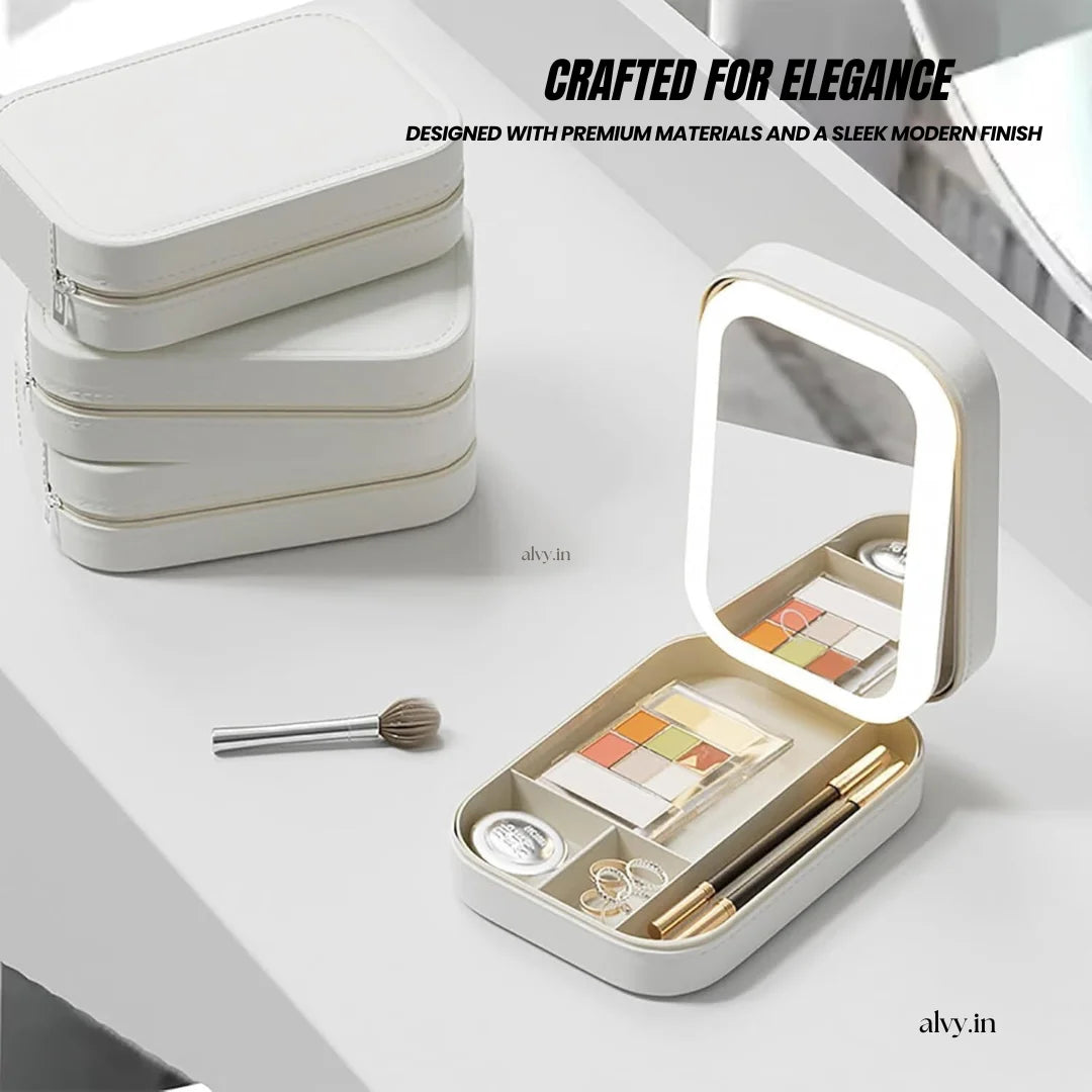 Glowup™ Makeup Vanity Box (White)